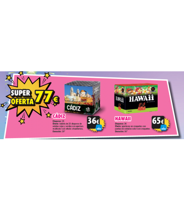 Oferta 2 Baterías: CADIZ+ HAWAII