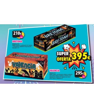 Oferta 2 Baterías: Valencia y Bretona