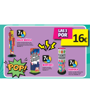 Oferta Dulce Música+Montjuic+Karioka