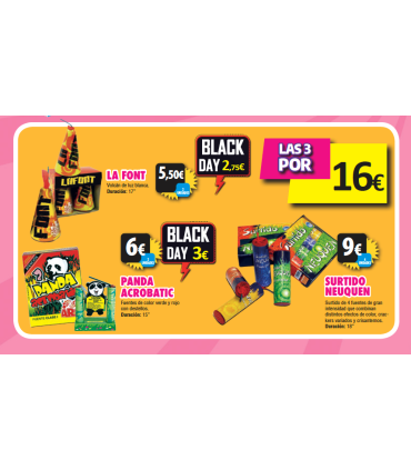 Oferta Pack 3 fuentes medianas