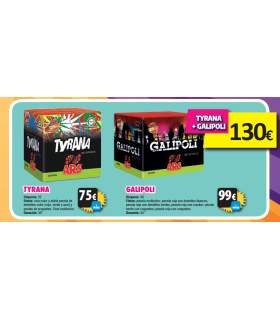 Oferta 2 Baterías: Galípoli y Tyrana