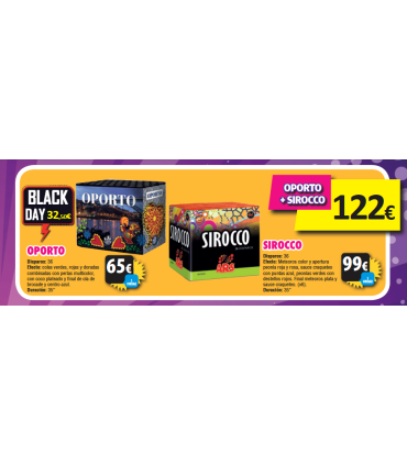Oferta 2 Baterías: Oporto y Sirocco